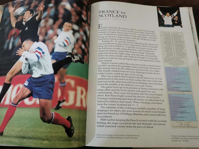 The Story of the Rugby World Cup South Africa 1995 - Large Hardcover