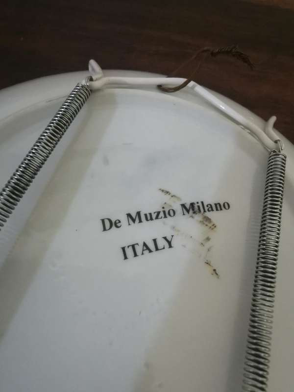 De Muzio Milano Italy Display Plate of il Duomo