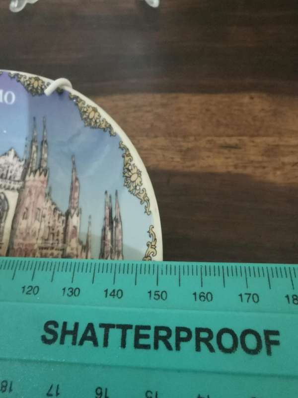 De Muzio Milano Italy Display Plate of il Duomo
