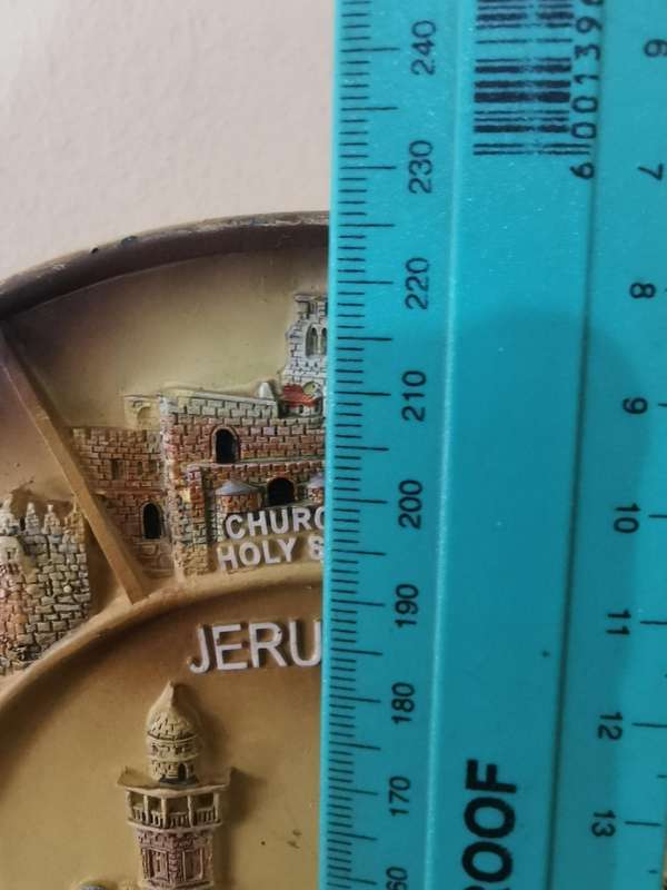 Absolutely Stunning Religious Themed Display Plate Pair from Israel
