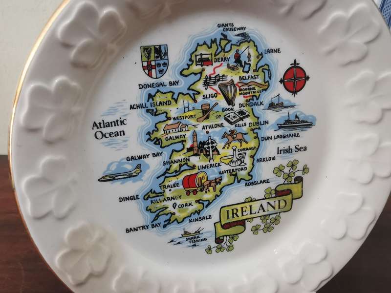 Gorgeous Display Plate Pair from Ireland