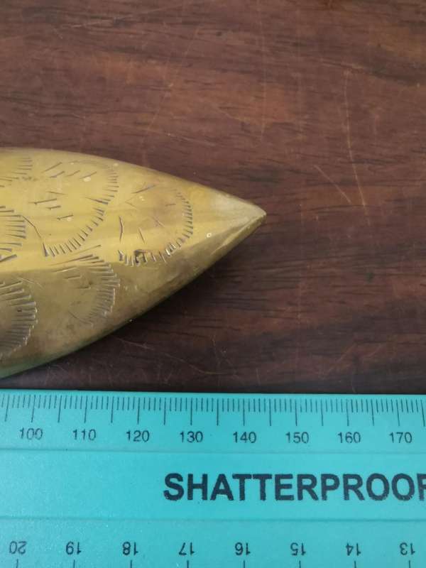 Vintage Brass Slipper Ashtray Set