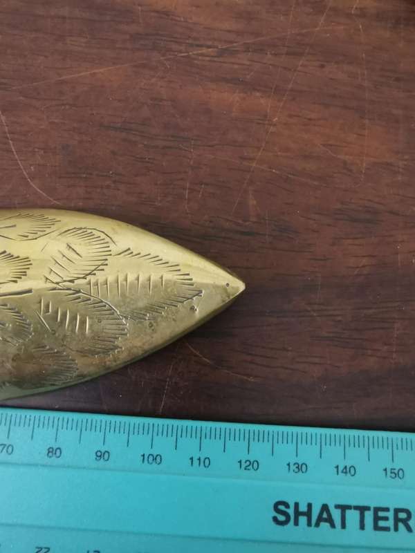 Vintage Brass Slipper Ashtray Set