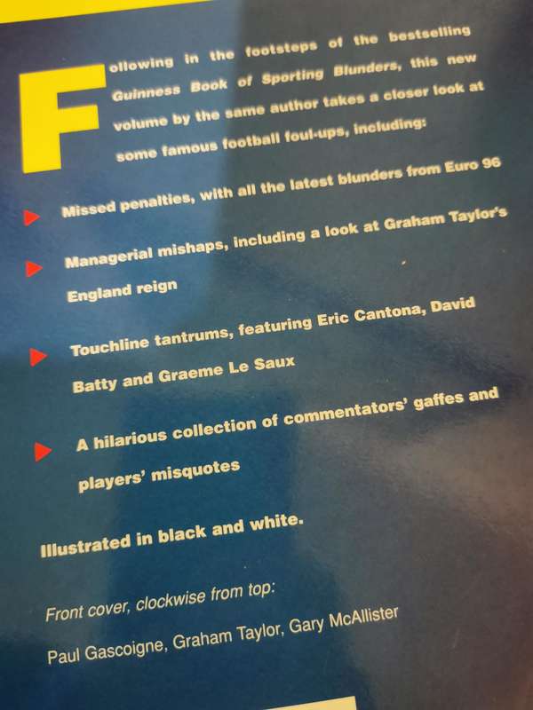 The Guinness Book of Football Blunders