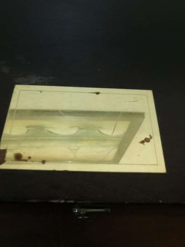 Vintage Storage Box with Plaque for Engraving