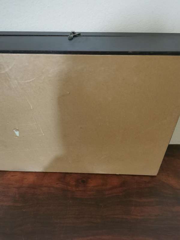 Vintage Storage Box with Plaque for Engraving