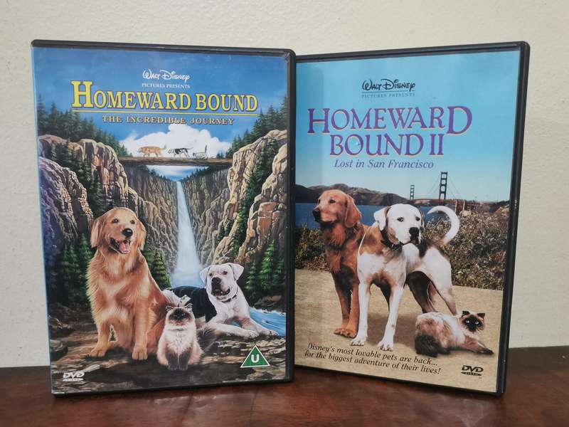 Homeward Bound 1 and 2 on DVD