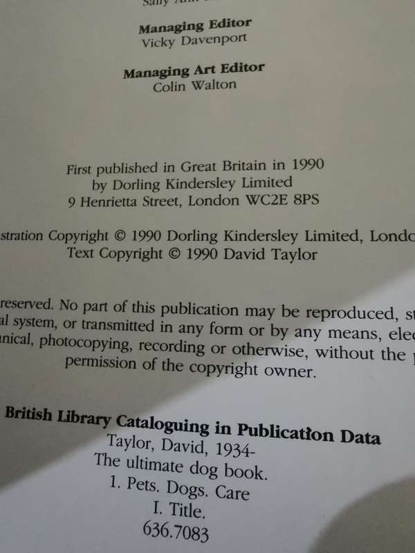 The Ultimate Dog Book by David Taylor