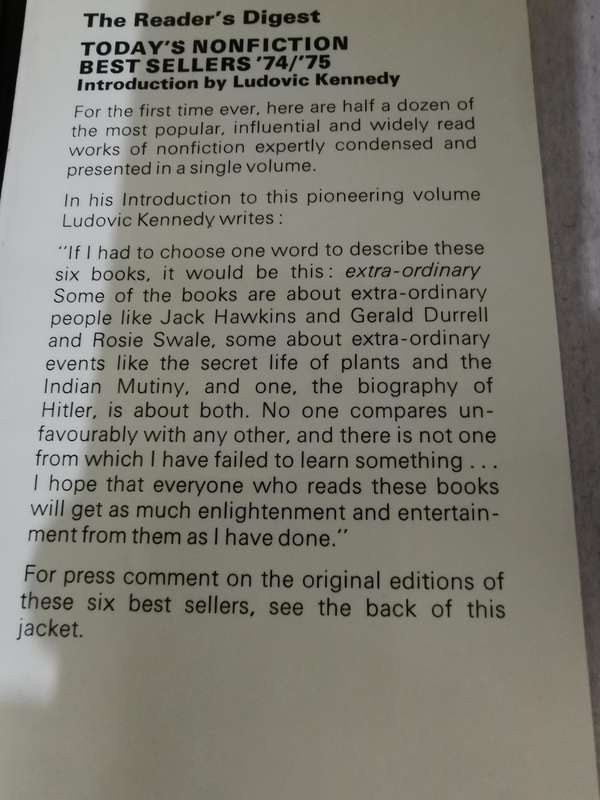 1974, Reader's Digest - Today's Best Selling True Stories