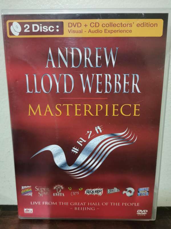 Collector's Edition, DVD and CD Combo of Andrew Lloyd Webber - Masterpiece