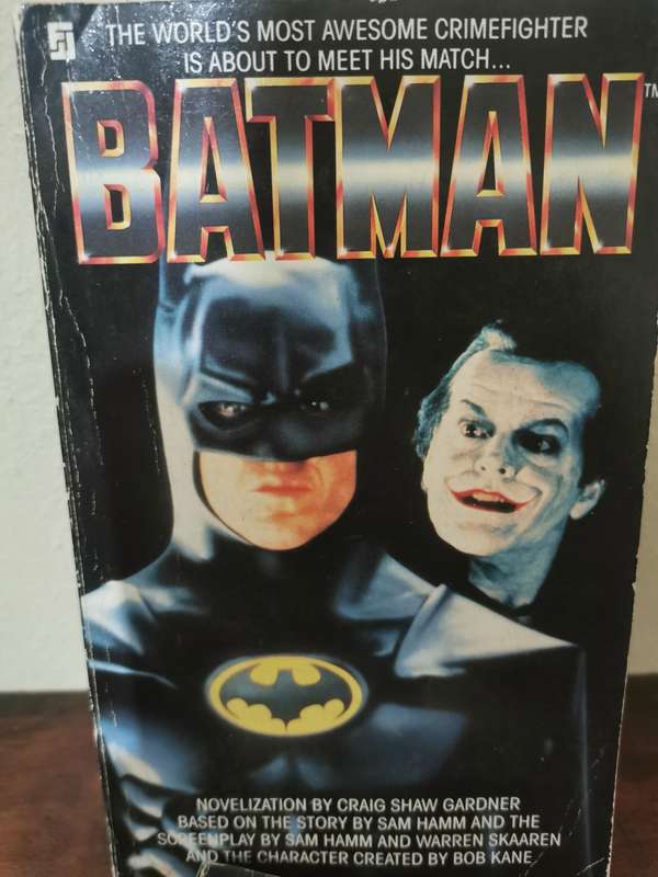 Vintage Batman and Supergirl Screenplay Novel Pair