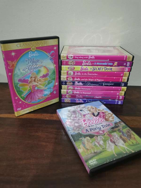 Awesome Barbie Movie Collection on DVD x12