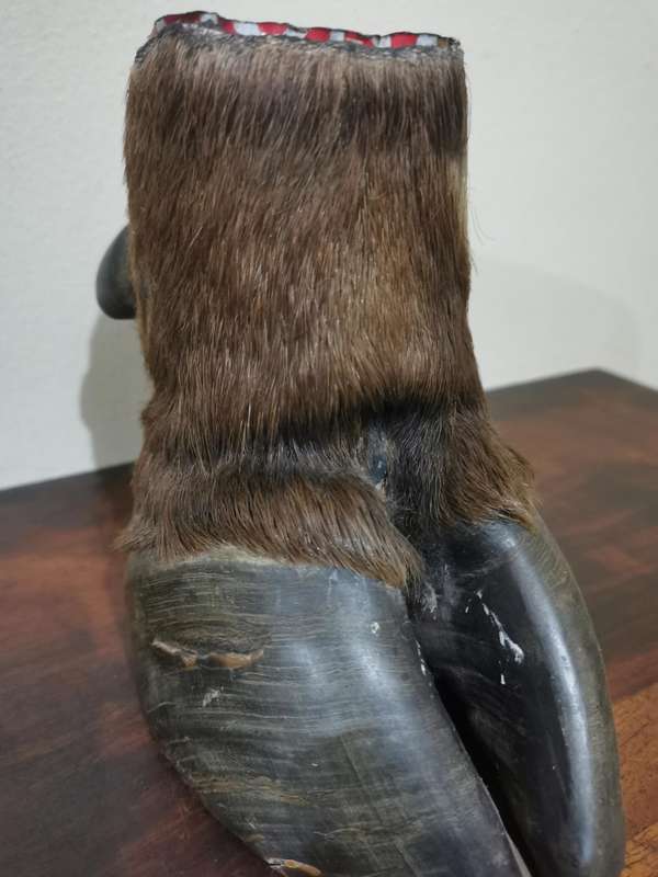 Vintage Buffalo Hoof Ashtray