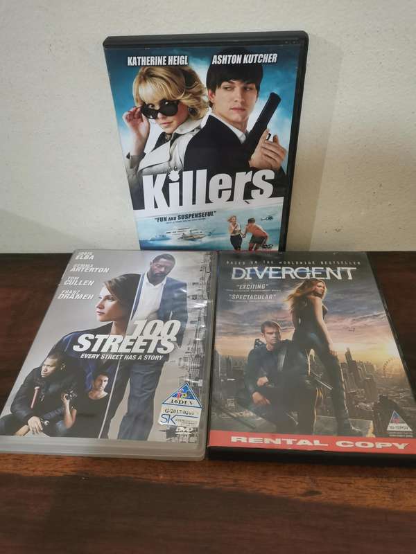 Collection of Action, Horror and Suspense Movies on DVD x18