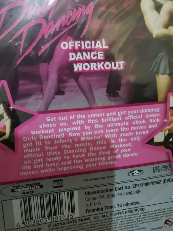 Dirty Dancing Official Dance Workout DVD