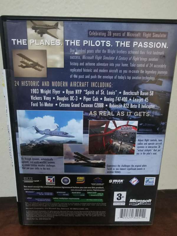 Flight Simulator 2004, A Century of Flight PC Game Complete with Booklet