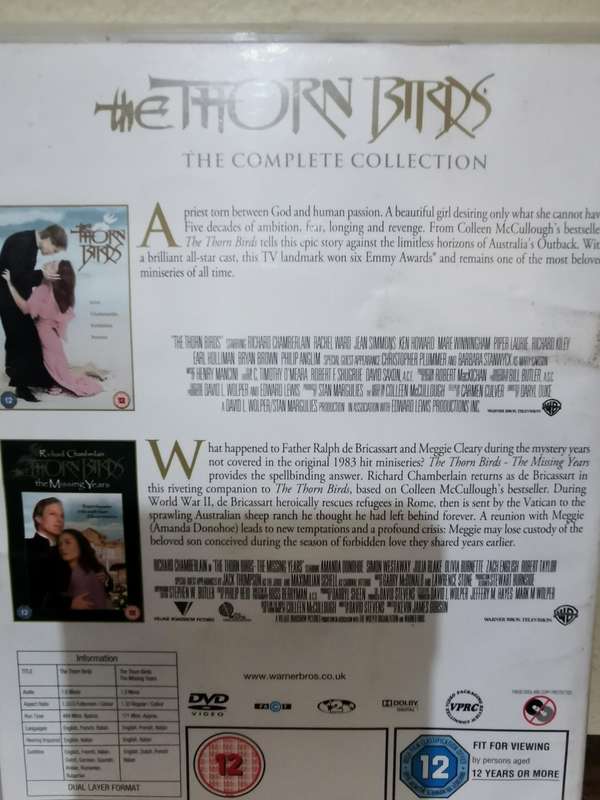 The Thorn Birds - The Complete Collection on DVD