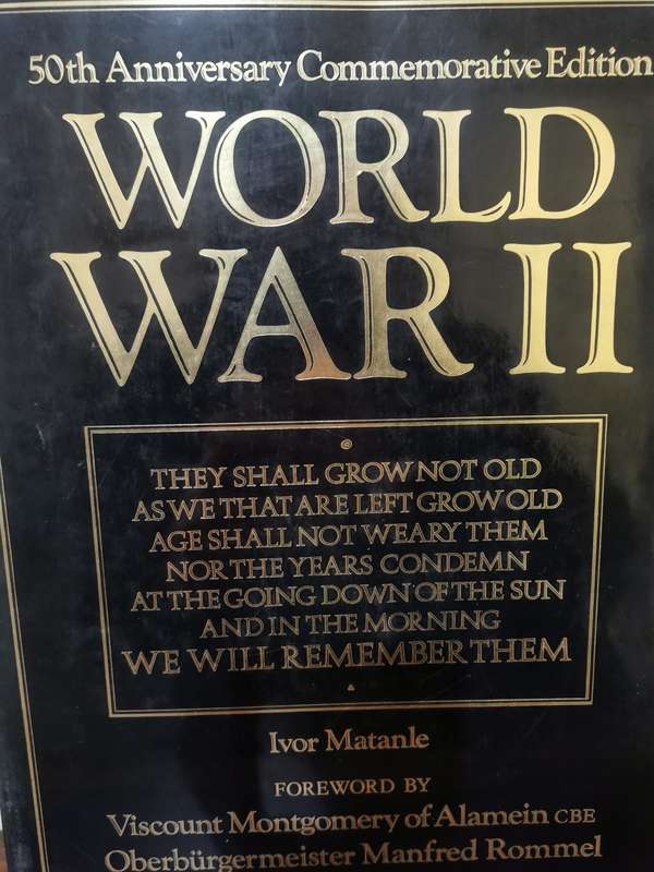 World War 2, 50th Anniversary Commemorative Edition - Huge Hardcover 38cmx28cm