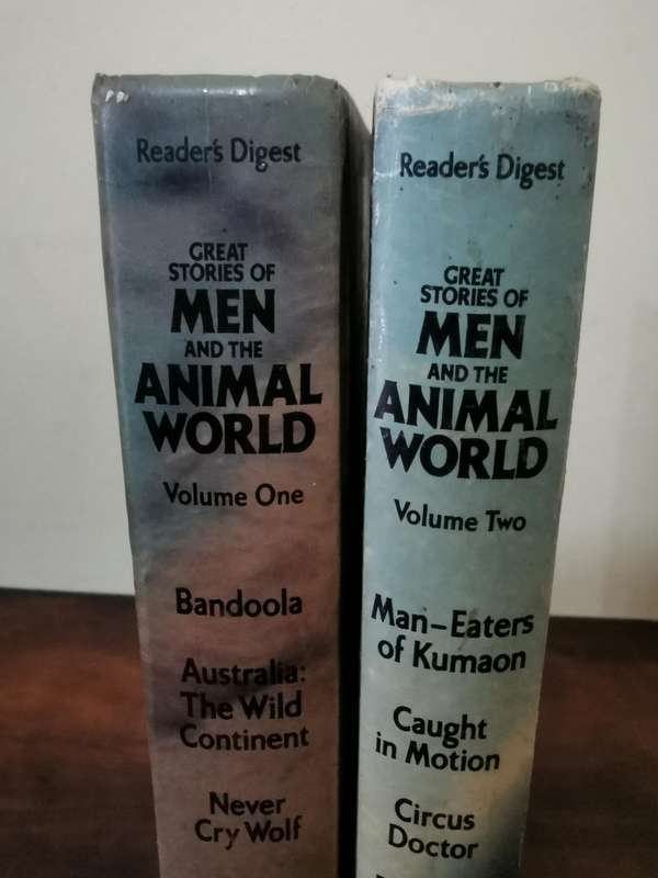 Reader's Digest, Great Stories of Men and the Animal World vol 1 and 2
