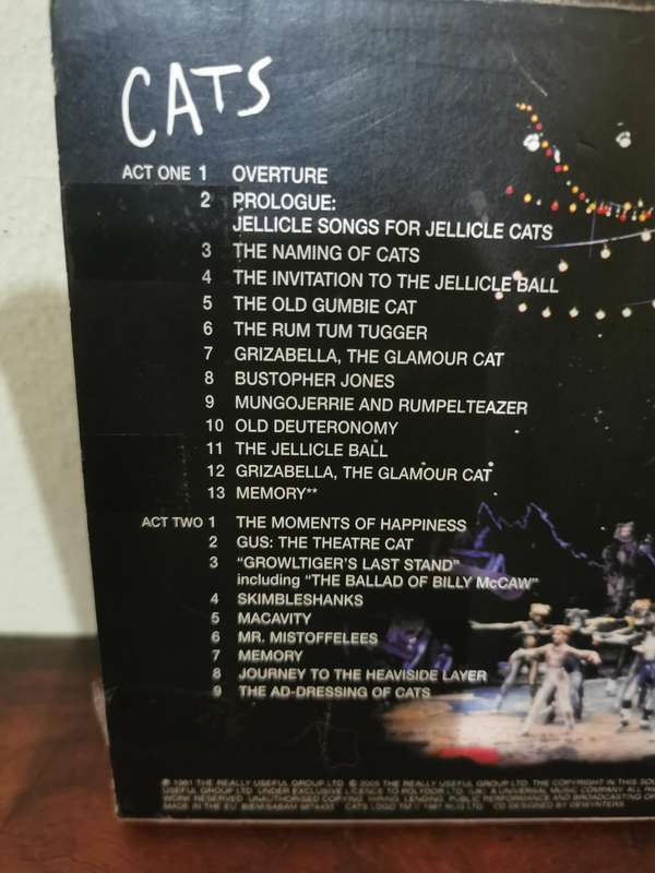 Cats the Musical CD Combo