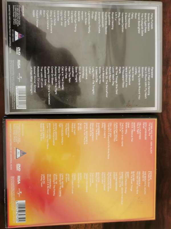 Decades of Hits vol 1 and 2 on DVD