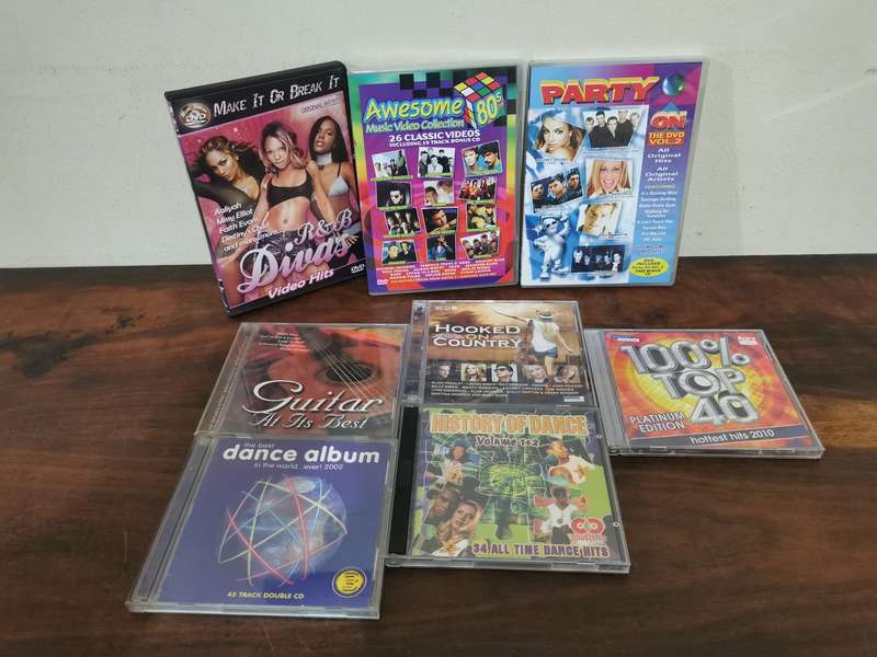 Music Compilation CD and DVD Collection