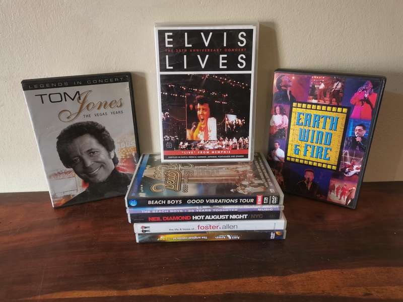 Easy Listening and Golden Oldies Music DVD Selection