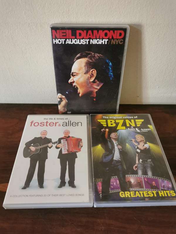 Easy Listening and Golden Oldies Music DVD Selection