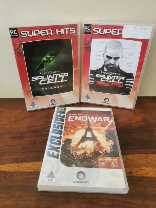 Splinter Cell Trilogy with Double Agent and End War on PC
