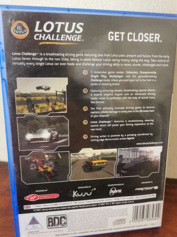 Lotus Challenge on PlayStation 2 with Booklet - Very Rare Find in Perfect Condition