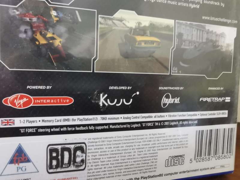 Lotus Challenge on PlayStation 2 with Booklet - Very Rare Find in Perfect Condition