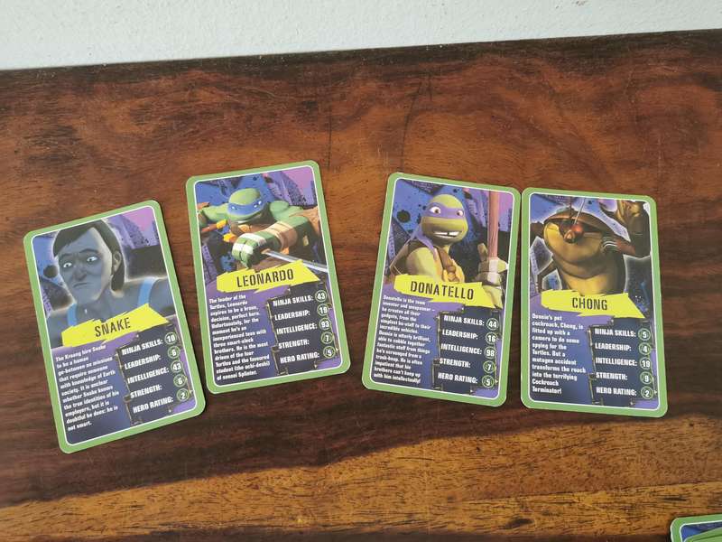 Teenage Mutant Ninja Turtles Top Trumps Deck