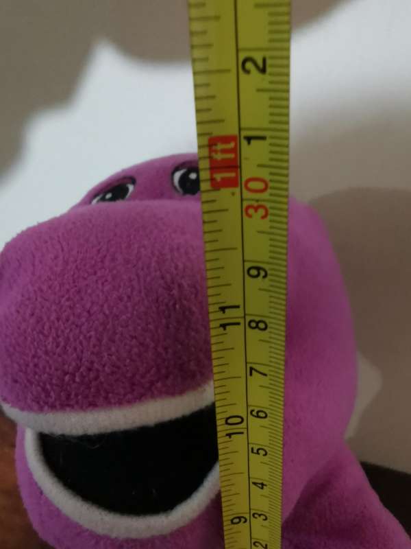 Posh Paws Original Barney Soft Toy 30cm