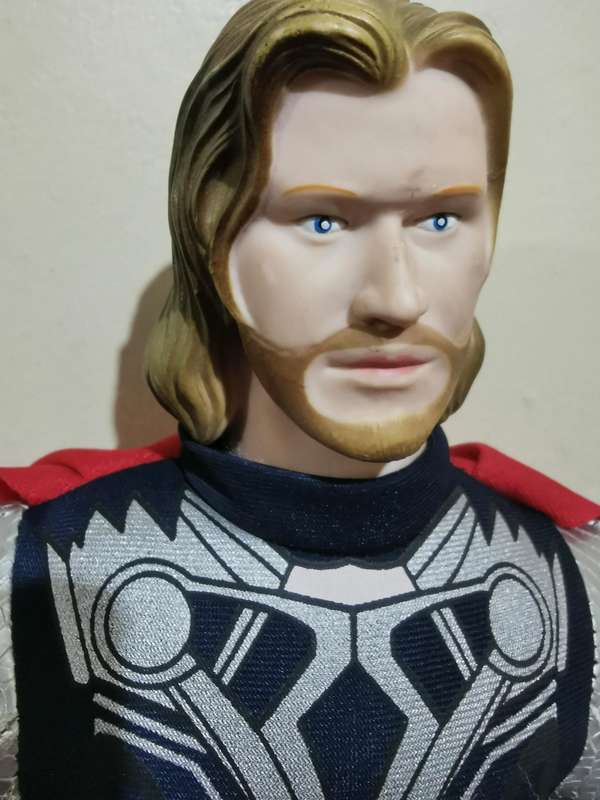 40cm Tall Thor Plushy with Rubber Head