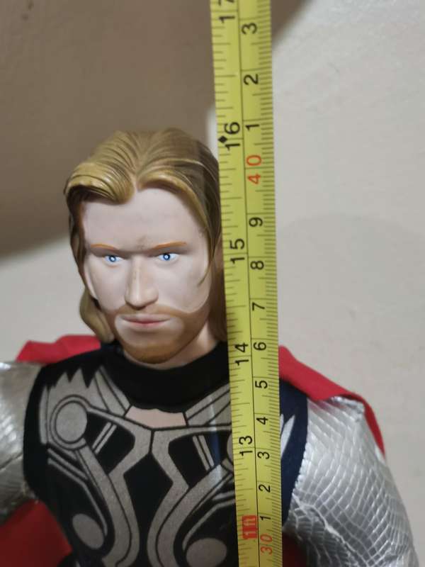 40cm Tall Thor Plushy with Rubber Head