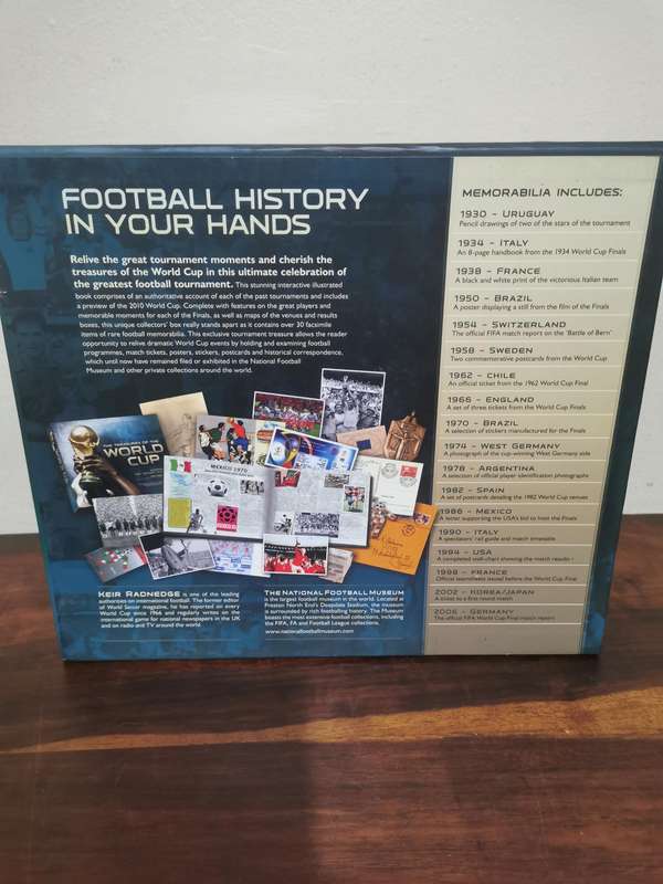 The Treasures of the World Cup, Illustrated Book with Rare Memorabilia