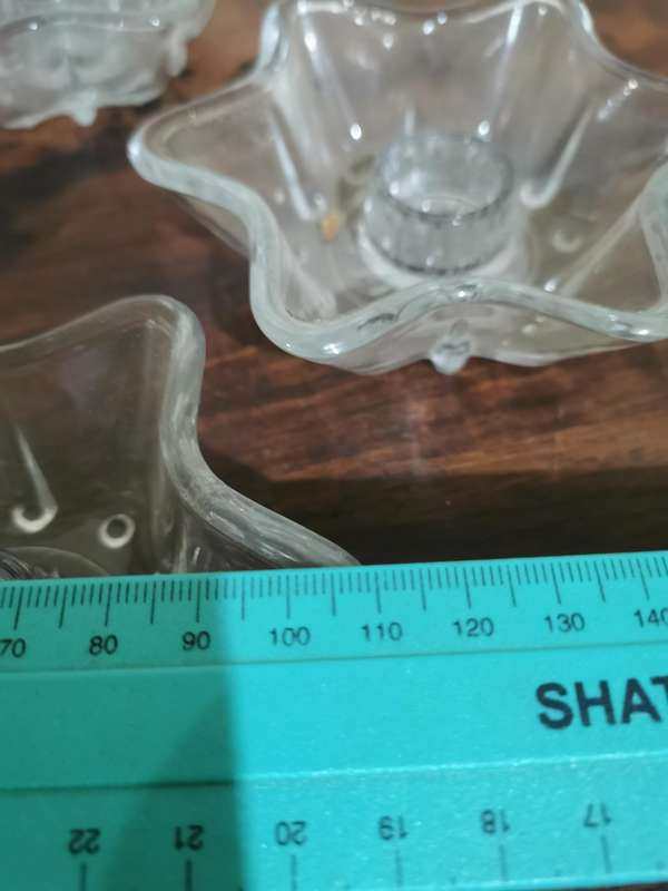 Beautiful Vintage Cut Glass Candle Holder