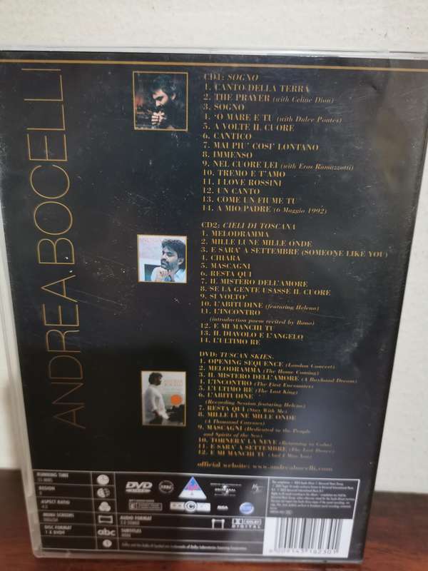 Andrea Bocelli Special Deluxe Sound and Vision Edition Box Set