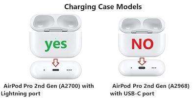 Genuine Apple AirPods Pro 2 Magsafe Charging (Lightning) Case ONLY - A2700