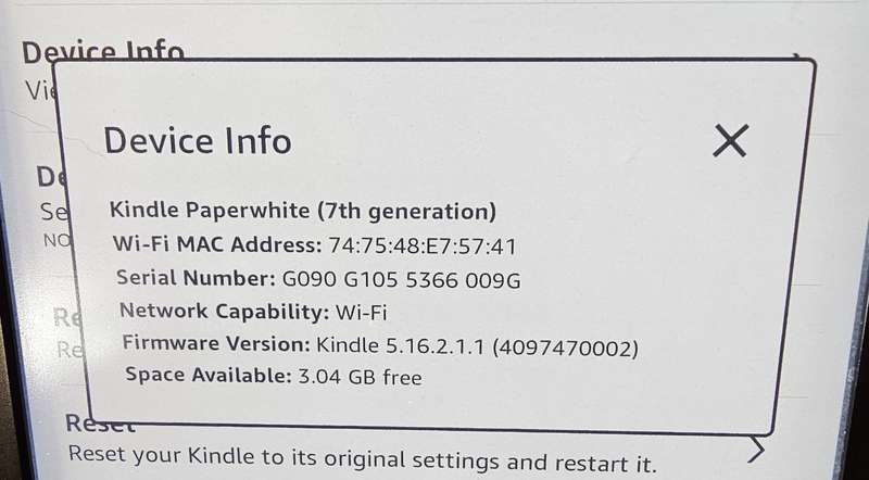 Amazon Kindle Paperwhite - 7th Generation - 4GB - Wi-Fi - 6 Inch