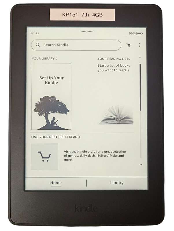 Amazon Kindle Paperwhite - 7th Generation - 4GB - Wi-Fi - 6 Inch