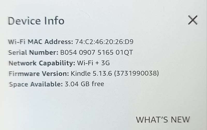 Amazon Kindle Paperwhite Voyage - 7th Generation - 4GB - Wi-Fi - 6 Inch