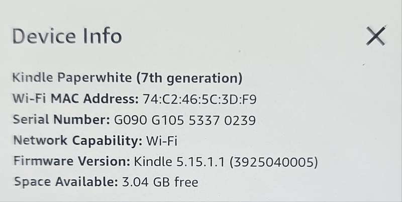 Amazon Kindle Paperwhite - 7th Generation - 4GB - Wi-Fi - 6 Inch