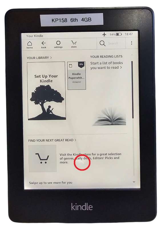 Amazon Kindle Paperwhite - 6th Generation - 4GB - Wi-Fi - 6 Inch - Model DP75SDI