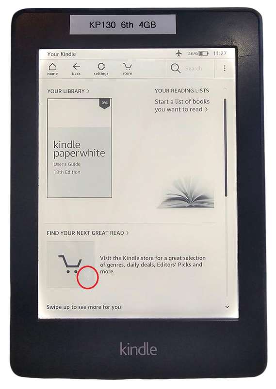 Amazon Kindle Paperwhite - 6th Generation - 4GB - Wi-Fi & 3G - 6 Inch - Model DP75SDI