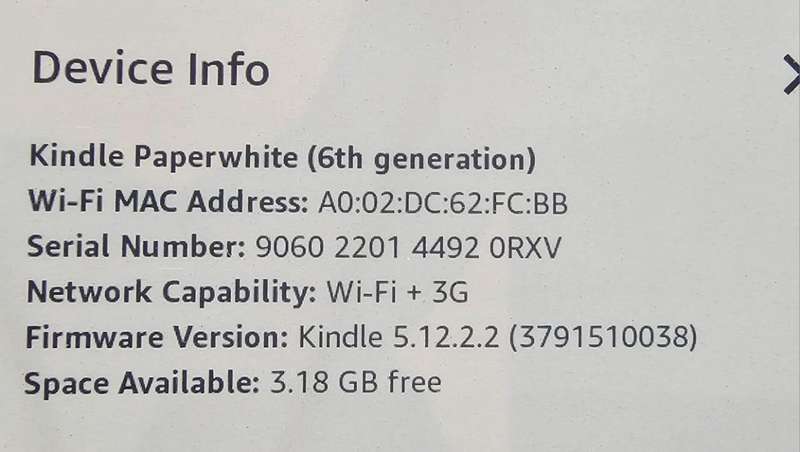 Amazon Kindle Paperwhite - 6th Generation - 4GB - Wi-Fi & 3G - 6 Inch - Model DP75SDI