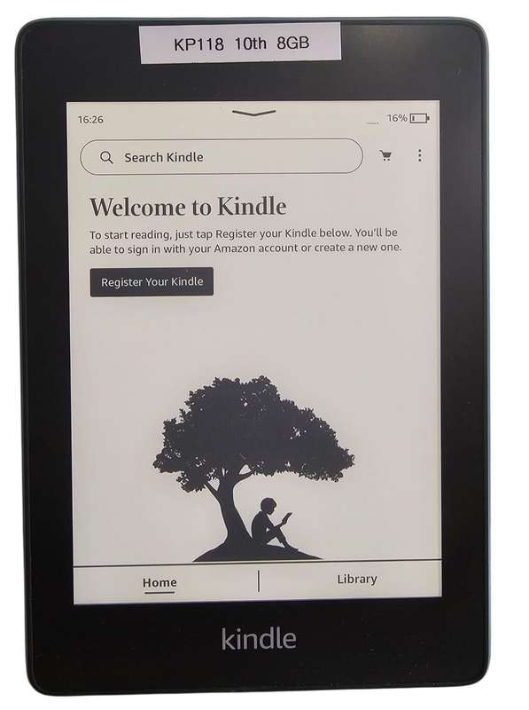 Amazon Kindle Paperwhite (built-in backlight) - 10th Gen - 8GB - Wi-Fi & BT - 6 Inch (Waterproof)