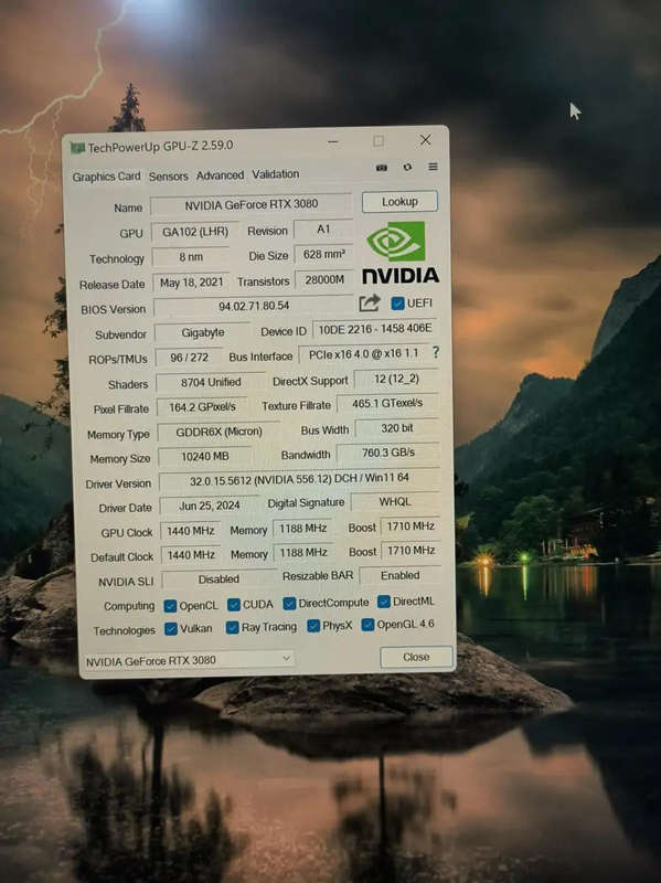 Gigabyte RTX3080