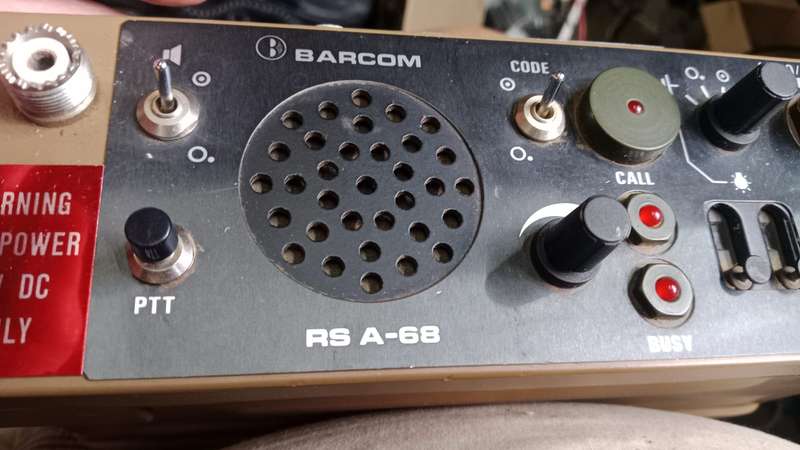 Barcom Z68 Radio Ex Army