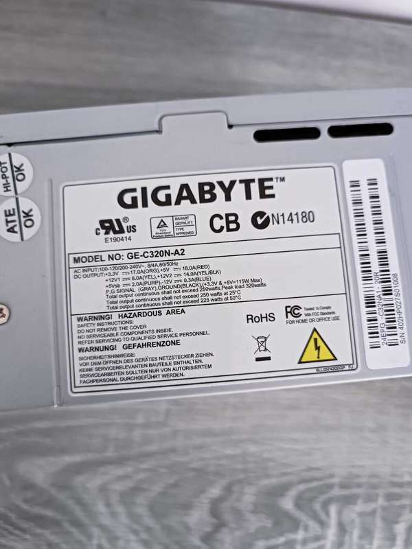 Gigabyte Power Supply